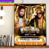 WWE WrestleMania Goes Hollywood Womens Matchup Home Decor Poster Canvas