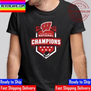 Wisconsin Badgers 2023 NCAA Frozen Four Womens Ice Hockey Tournament National Champions Unisex T-Shirt