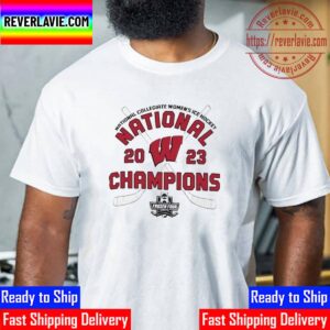 Wisconsin Badgers 2023 NCAA Womens Ice Hockey National Champions Unisex T-Shirt