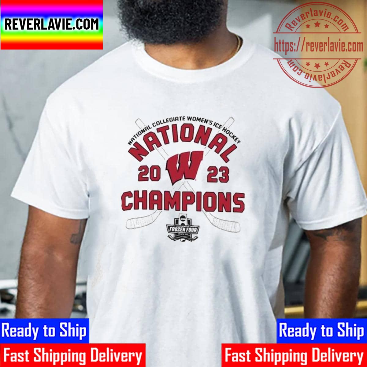 Wisconsin Badgers 2023 NCAA Womens Ice Hockey National Champions Unisex T-Shirt Wisconsin Badgers 2023 NCAA Womens Ice Hockey National Champions Unisex T-Shirt