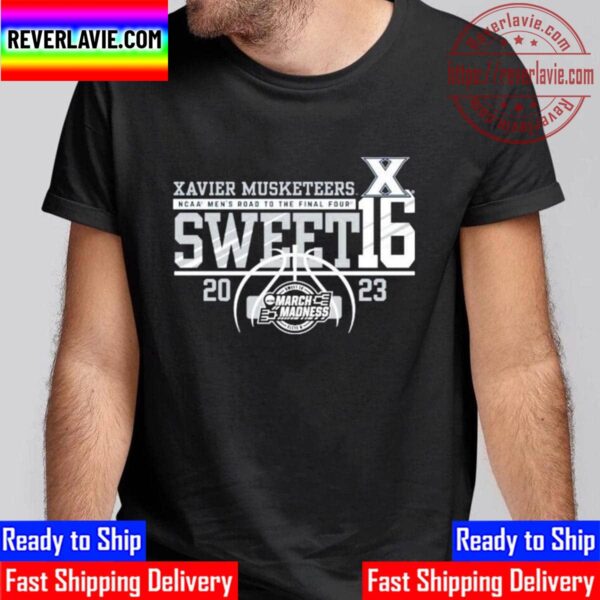 Xavier University Mens Basketball 2023 Sweet 16 Unisex T-Shirt