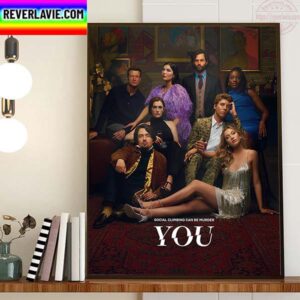 You Season 4 Part 2 Social Climbing Can Be Murder Home Decor Poster Canvas
