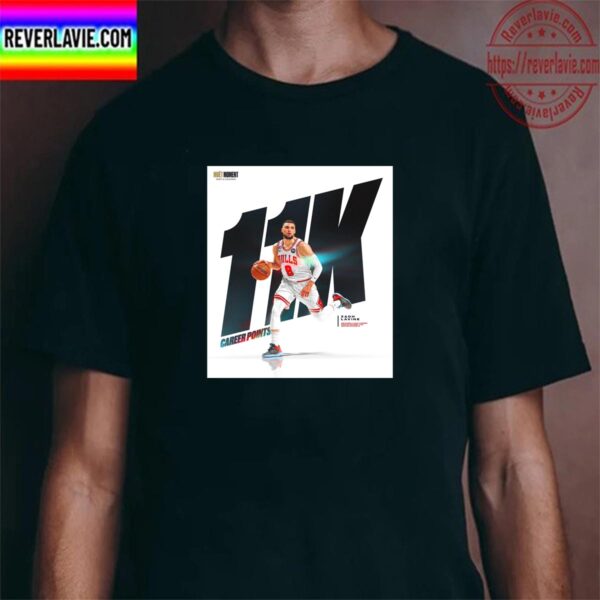 Zach LaVine 11K Points and Counting In NBA Career Unisex T-Shirt