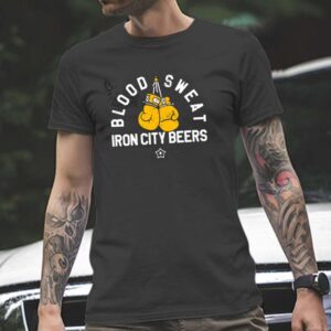 Blood sweat iron city beers Pittsburgh T-shirt
