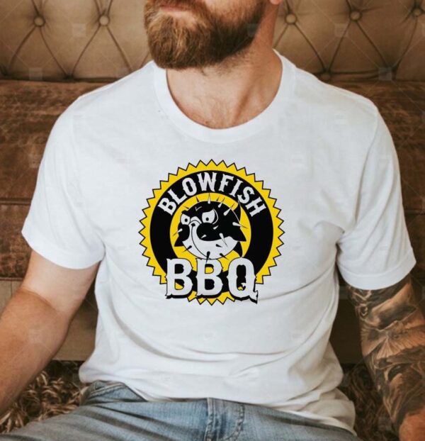 Blowfish BBQ Pittsburgh Funny T-shirt