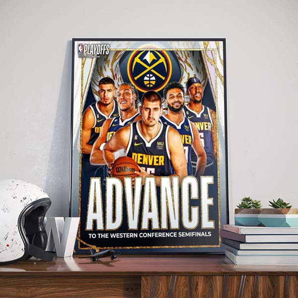 NBA Basketball Cheap Denver Nuggets Western Conference Finals 2023 Poster -  Wiseabe Apparels