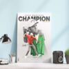 Jon Rahm is the 2023 Masters Champion Poster Canvas