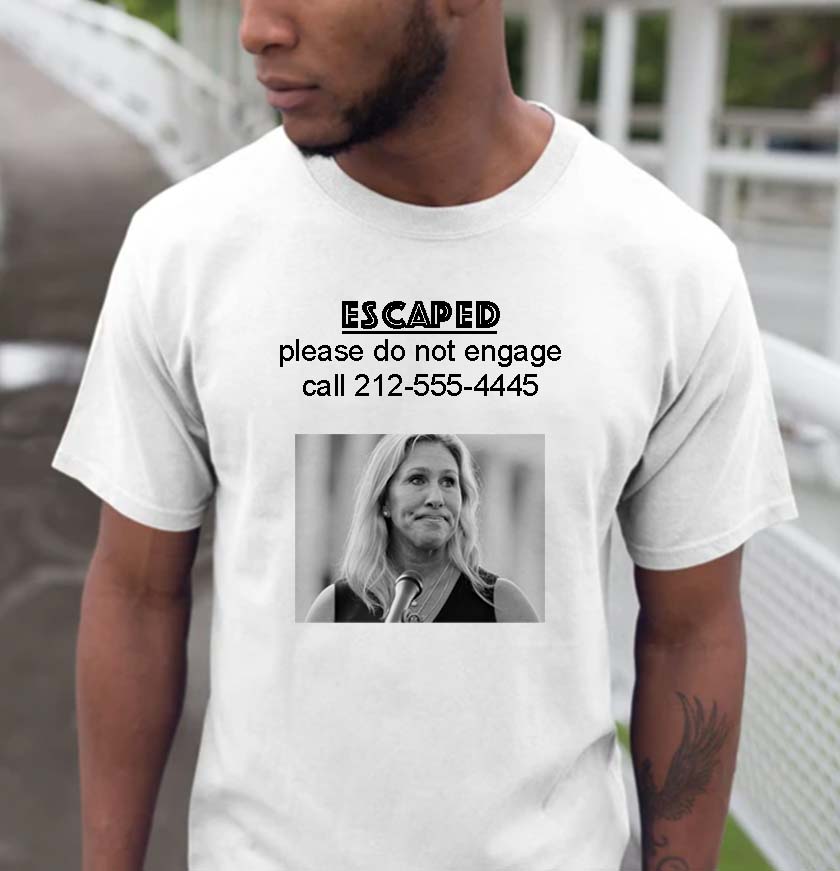 Marjorie Taylor Greene Escaped Do not engaged New York T-shirt Marjorie Taylor Greene Escaped Do not engaged New York T-shirt