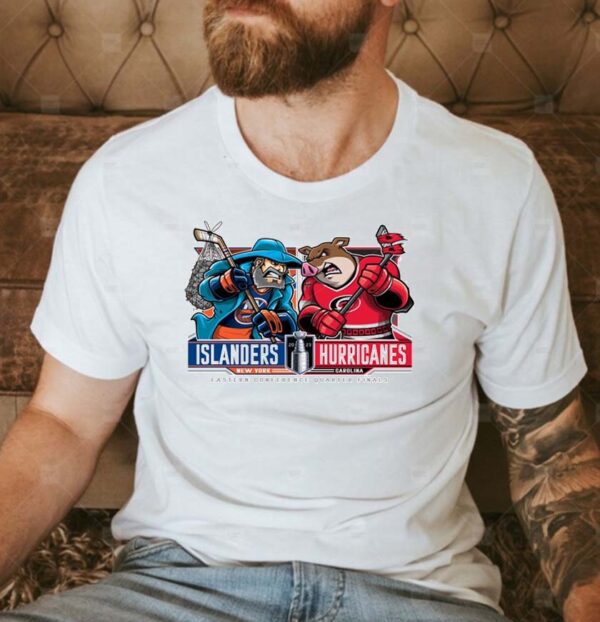 New York Islanders vs Carolina Hurricanes Eastern Conference Quater Finals Stanley Cup Playoffs T-shirt