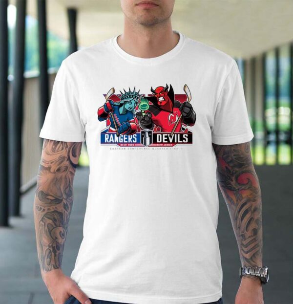 New York Rangers vs New Jersey Eastern Conference Quater Finals Stanley Cup Playoffs T-shirt