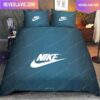 Nike Black Minimalist Design Queen Bedding Set
