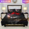 Nike Jordan 23 Black Red Queen Bedding Set