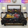 Nike Air Red Spiderweb Queen Bedding Set