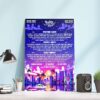 Rolling Loud Miami on 21 July 2023 Hard Rock Stadium Poster Canvas