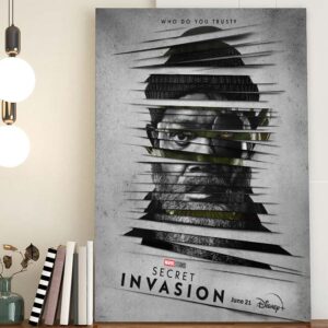 Secret Invasion Who Do You Trust Marvel Studio Poster Canvas