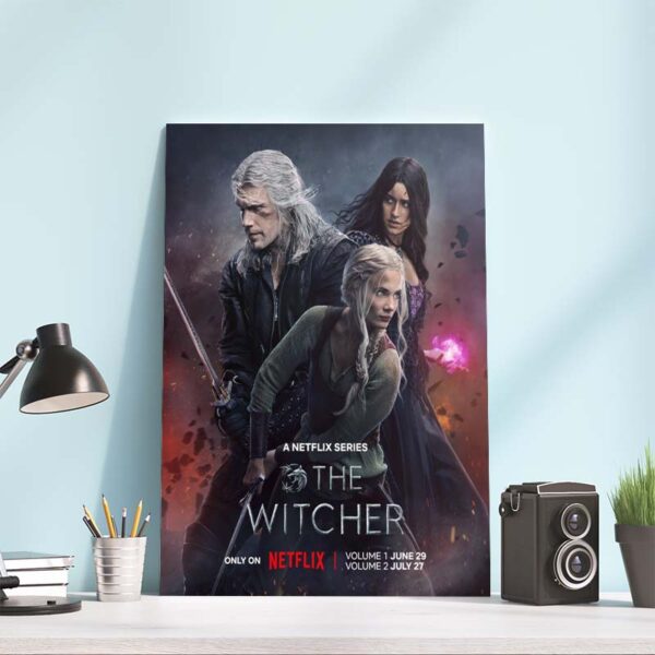 The Witcher Season 3 Netflix 2023 Official Poster Canvas