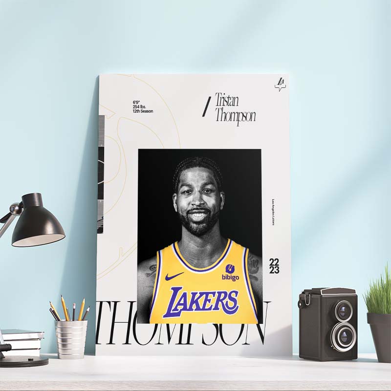 Welcome Tristan Thompson signing Los Angeles Lakers official poster canvas Welcome Tristan Thompson signing Los Angeles Lakers official poster canvas