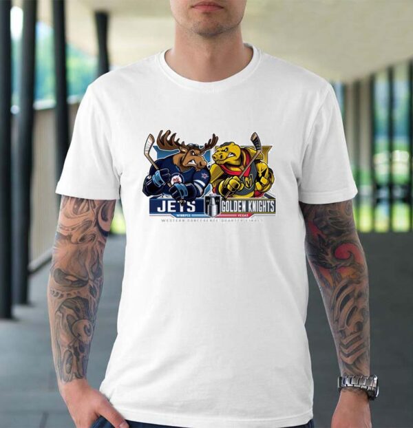 Winnipeg Jets vs Vegas Golden Knights Western Conference Quater Finals Stanley Cup Playoffs 2023 T-shirt