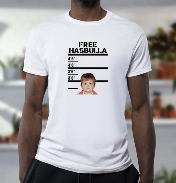 Free Hasbulla Abdualliev Mugshot T-shirt