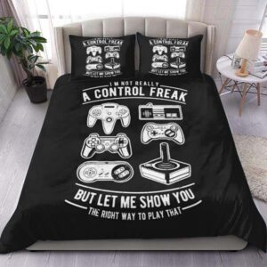 I Am Not Really A Control Freak Gaming Queen Bedding Set