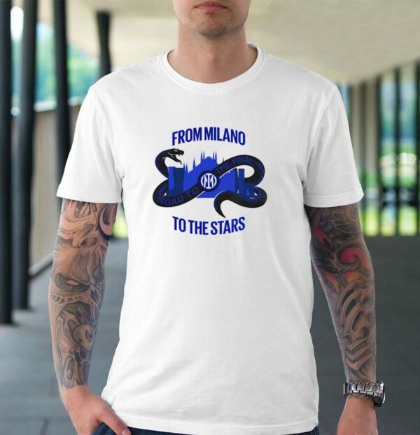 Inter Milan From Milano to the stars road to UCL final 2023 Unisex T-shirt