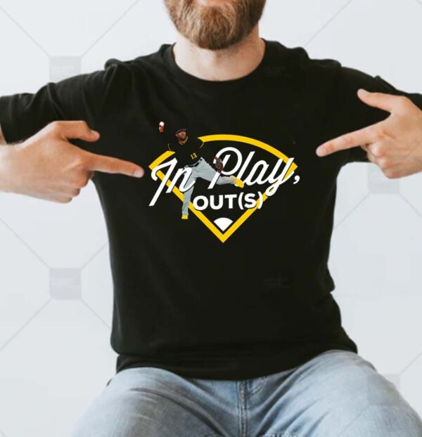 Ke Bryan Hayes In Play Outs Pittsburgh Pirates Unisex T-shirt