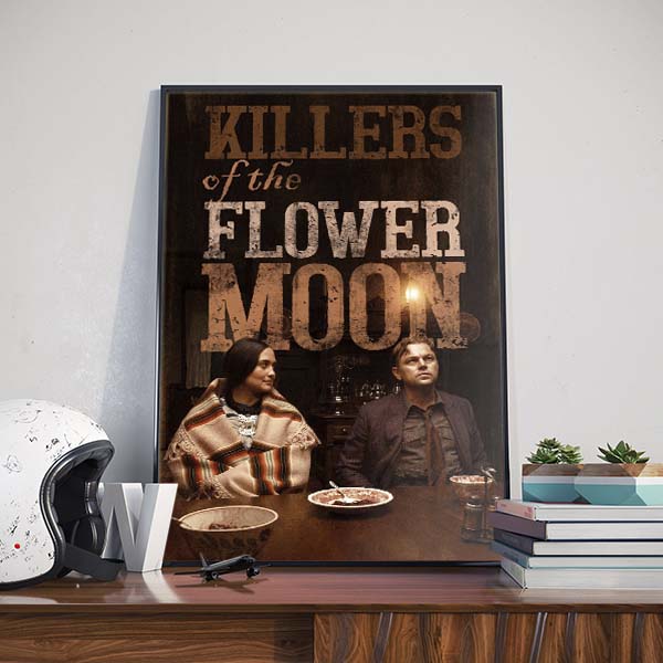 Killers of the flower moon 2023 official poster canvas Killers of the flower moon 2023 official poster canvas