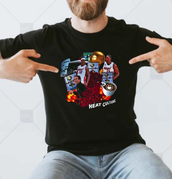 Miami Heat first play-in to NBA finals Heat culture T-shirt