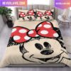 Minnie Mouse Red Checkered King Bedding Set