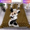Minnie Mouse X Louis Vuitton King Dior Bedding Set