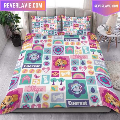 Everest Paw Patrol Purple Queen Bedding Set REVER LAVIE