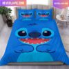 Stitch Classic Blue Queen Bedding Set