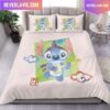 Stitch Classic Blue Queen Bedding Set