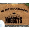 Gucci Golden Logo In Black Background Doormat