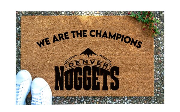 Denver Nuggets We Are The Champions NBA Finals 2022-23 Doormat