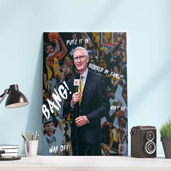 Mike Breen will call his 100th NBA Finals 2023 poster canvas Mike Breen will call his 100th NBA Finals 2023 poster canvas