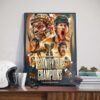 Denver Nuggets All Players 2022 2023 NBA Champions Poster Canvas