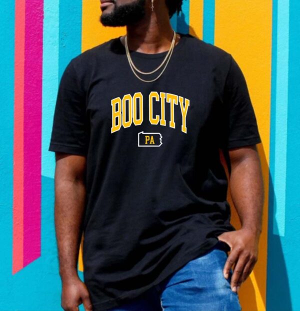 Boo City PA Pittsburgh Steelers nickname funny t-shirt