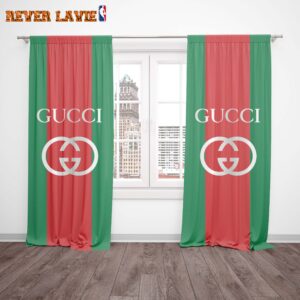 Gucci X Mickey And Minnie Mouse With Vintage Web And Big Logo Window  Curtain - REVER LAVIE