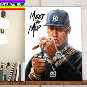Aaron Judge Is The 2022 AL MVP Winner New York Yankees MLB Home Decor Poster Canvas