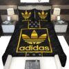 American Eagle Harley Davidson In Black Background Bedding Set