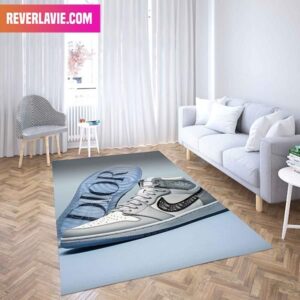 Air Jordan 1 High x Dior Sneaker Rug Home Decor
