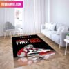 Air Jordan 4 Retro White Oreo Sneaker Rug Home Decor