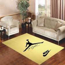 Air Jordan Flight Nike Area Rug Carpet