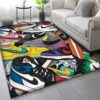 Air Jordan Sneaker Design Collections 2023 Sneaker Rug Home Decor