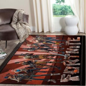 All Characters Fortnite Rug Bedroom Area Rug