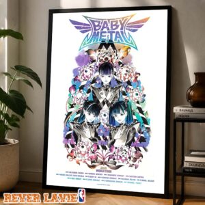 Babymetal Europe World Tour 2026 Dates Home Decor Poster Canvas