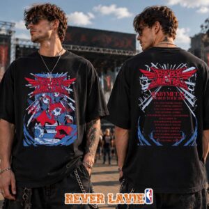 Babymetal World Tour 2026 UK And Europe Exclusive Merch Thunder Strike Two Sided Unisex T-Shirt