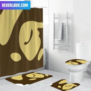Bape Big Head Ape Bathroom Set
