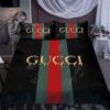 Best Gucci Big Logo In White Monogram Background Bedroom Set Best Gucci Big Logo In White Monogram Background Bedroom Set